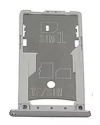 Слот (лоток) SIM-карти Xiaomi Redmi 4 Original Silver