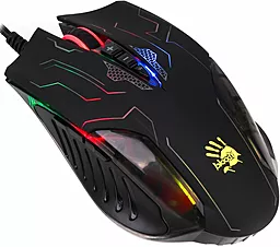 Комп'ютерна мишка Bloody Q50 USB Black - фото Комп'ютерна мишка Bloody Q50 USB Black