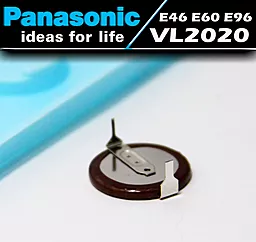 Аккумулятор Panasonic VL2020 для ключа BMW - мініатюра 3