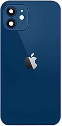 Задняя крышка корпуса Apple iPhone 12 Mini со стеклом камеры Blue