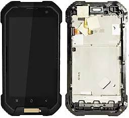 Дисплей Blackview BV6000, BV6000s с тачскрином и рамкой, Black