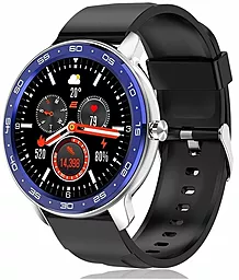 Смарт-годинник 2E Alpha X 46 mm Silver-Blue (2E-CWW30SLBL) - фото Смарт-годинник 2E Alpha X 46 mm Silver-Blue (2E-CWW30SLBL)
