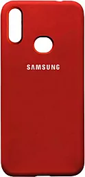 Чехол 1TOUCH Silicone Case Full Samsung A107 Galaxy A10s Red