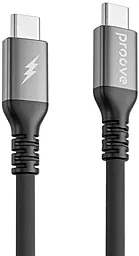 Кабель Proove ReGen Silicone USB Type-C - Type-C 60w 3a 1м PD cable Black - фото Кабель Proove ReGen Silicone USB Type-C - Type-C 60w 3a 1м PD cable Black