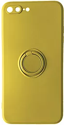 Чехол 1TOUCH Ring Color Case для Apple iPhone 7 Plus, iPhone 8 Plus Yellow
