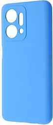 Чехол Wave Full Silicone Cover для Honor X7a Blue