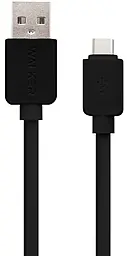 Кабель Walker 110 USB-A - Type-C 5w 1м cable black - фото Кабель Walker 110 USB-A - Type-C 5w 1м cable black