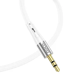 Аудио кабель Hoco UPA22 AUX mini Jack 3.5mm - Lightning M/F Cable 1 м white - миниатюра 3