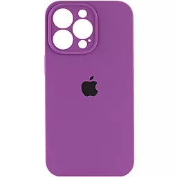 Чехол Silicone Case Full Camera для Apple iPhone 14 Pro Max  Grape