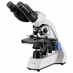 Мікроскоп AmScope бінокулярний B250A верхнє освітлення з дискретним регулюванням кратності 40X-1600X - фото Мікроскоп AmScope бінокулярний B250A верхнє освітлення з дискретним регулюванням кратності 40X-1600X