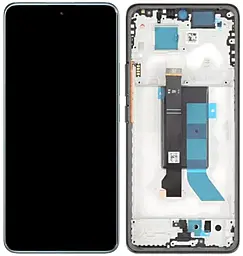 Дисплей Xiaomi Redmi Note 14 Pro Plus 5G с тачскрином и рамкой, оригинал, Frost Blue