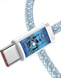 USB PD Кабель Baseus Dynamic 20V 5A USB Type-C - Type-C Cable Blue (CALD000203) - мініатюра 5