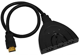 Видео коммутатор 1TOUCH HDMI Switch 3 port c кабелем, без питания