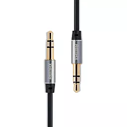 Аудіо кабель Remax AUX mini Jack 3.5mm M/M Cable 1 м black (RL-L100) - мініатюра 2
