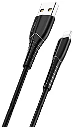 Кабель Usams U35 USB-A - Lightning 10w 1м cable Black (US-SJ364) - фото Кабель Usams U35 USB-A - Lightning 10w 1м cable Black (US-SJ364)
