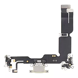 Нижній шлейф Apple iPhone 16 Plus з роз'ємом зарядки та мікрофоном, Original - знятий з телефона Yellow