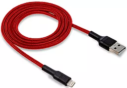Кабель Walker C575 USB-A - Lightning 12w 2.4a 1м cable Red - фото Кабель Walker C575 USB-A - Lightning 12w 2.4a 1м cable Red