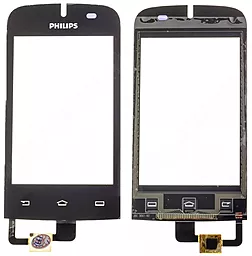 Сенсор (тачскрин) Philips W336, W8500 Black - фото Сенсор (тачскрин) Philips W336, W8500 Black