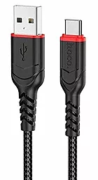 Кабель Hoco X59 Victory Charging USB-A - Type-C 15w 3a 1м cable Black - фото Кабель Hoco X59 Victory Charging USB-A - Type-C 15w 3a 1м cable Black