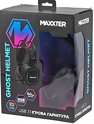 Наушники Maxxter Ghost Helmet USB 7.1 - миниатюра 6