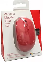 Компьютерная мышка Microsoft Mobile 1850 (U7Z-00034) Red - миниатюра 5