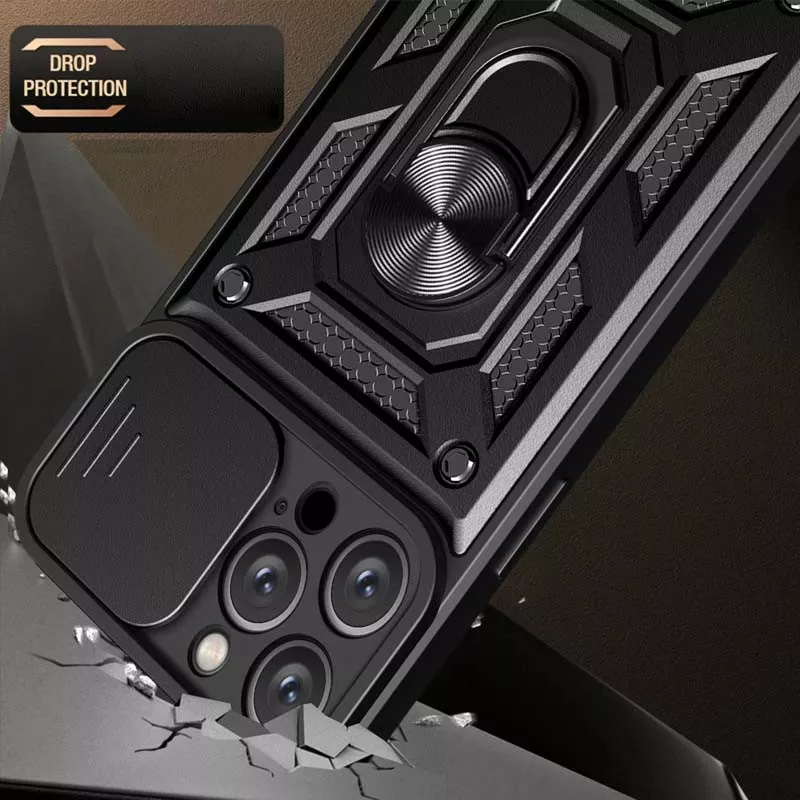 Чехол Epik Camshield Serge Ring для Apple iPhone 11 Pro Black - фото 4