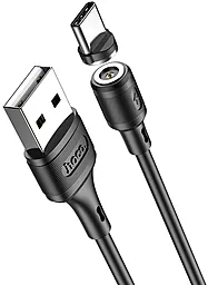 Кабель Hoco X52 Sereno USB-A - Type-C 15w 3a 1м cable Black - мініатюра 2