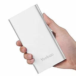 Повербанк Yoobao PL10 10000mAh Silver - фото Повербанк Yoobao PL10 10000mAh Silver