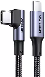 USB PD Кабель Ugreen US334 100W 5A 3M USB Type-C - L Type-C Cable Black (20583)