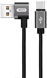 Кабель XO NB31 USB-A - Type-C 10.5w 1м cable Black - фото Кабель XO NB31 USB-A - Type-C 10.5w 1м cable Black