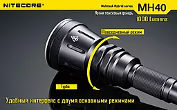 Ліхтарик Nitecore MH40 THOR (6-1013) - мініатюра 7