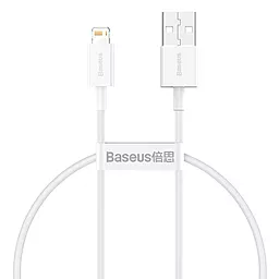 Кабель Baseus Superior USB-A - Lightning 12w 2.4a 0.25м cable White (CALYS-02) - фото Кабель Baseus Superior USB-A - Lightning 12w 2.4a 0.25м cable White (CALYS-02)