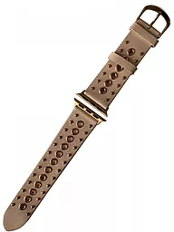 Ремешок Leather Band Rings для Apple Watch 38mm/40mm/41mm Pink