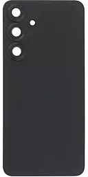 Задняя крышка корпуса Samsung Galaxy S24 FE S721 со стеклом камеры Black - фото Задняя крышка корпуса Samsung Galaxy S24 FE S721 со стеклом камеры Black