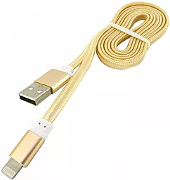 Кабель Walker C330 USB-A - Lightning 12w 2.4a 1м cable Gold - фото Кабель Walker C330 USB-A - Lightning 12w 2.4a 1м cable Gold
