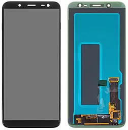 Дисплей Samsung Galaxy J6 J600 с тачскрином, оригинал, Black - фото Дисплей Samsung Galaxy J6 J600 с тачскрином, оригинал, Black