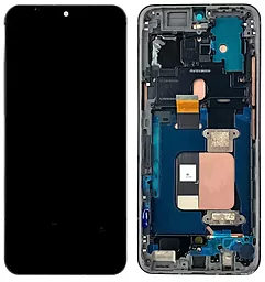 Дисплей LG V60 ThinQ (A001LG, LM-V600) с тачскрином и рамкой, оригинал, Black