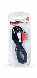 Аудио кабель Cablexpert Aux mini Jack 3.5 mm - 2хRCA M/M Cable 1.5 м black (CCAB-458) - миниатюра 4
