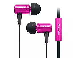 Навушники Awei ES-100M Pink