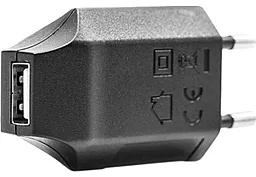 Мережевий зарядний пристрій PowerPlant USB 800 mA (DV00DV5020) Black