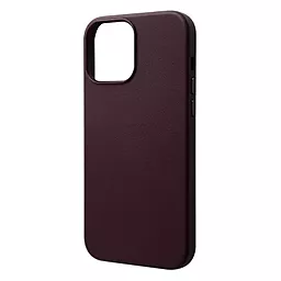 Чехол Wave Premium Leather Edition Case with MagSafe для Apple iPhone 13 Pro Max Dark Cherry