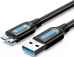 USB Кабель Vention 0.5M micro USB 3.0 cable Black (COPBD)