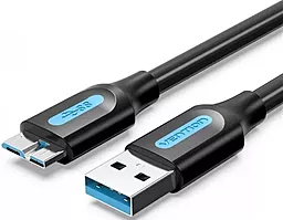 Кабель USB Vention 0.5M micro USB 3.0 cable Black (COPBD) - фото Кабель USB Vention 0.5M micro USB 3.0 cable Black (COPBD)