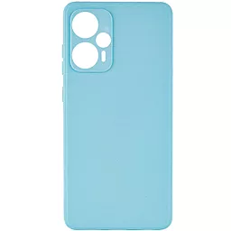 Чехол Silicone Case Candy Full Camera для Xiaomi Poco F5 / Note 12 Turbo Turquoise