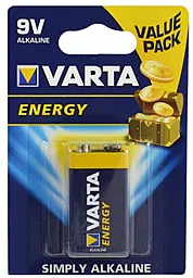 Батарейки Varta 6LR61 Energy (крона) 1шт 9 V - фото Батарейки Varta 6LR61 Energy (крона) 1шт 9 V