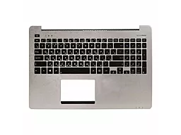 Клавіатура для ноутбуку Asus K551 S551 V551 series Keyboard + передня панель чорна