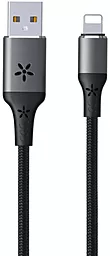 Кабель Remax EL USB-A - Lightning 12w 2.4a 1м cable Black (RC-133i) - фото Кабель Remax EL USB-A - Lightning 12w 2.4a 1м cable Black (RC-133i)