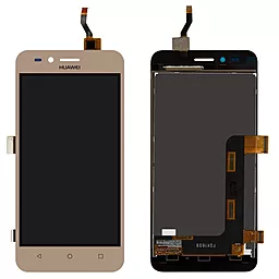 Дисплей Huawei Y3 II, Y3 2, Honor Bee 2 (Версія 3G) (LUA-U22, LUA-U02, LUA-L21, LUA-L03, LUA-U03, LUA-U23) з тачскріном, Gold