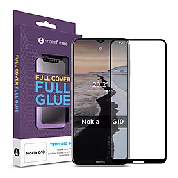 Защитное стекло MAKE Full Cover Full Glue для Nokia G10  Clear (MGFNG10)