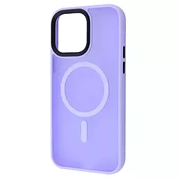 Чехол Wave Matte Colorful Case with MagSafe для Apple iPhone 14 Plus, iPhone 15 Plus  Light Purple